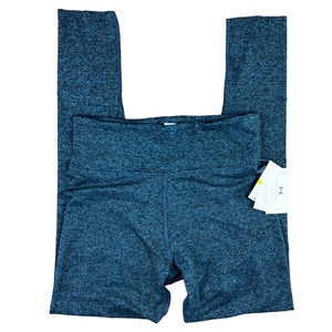 NWT H Halston Studio Blue Riviera Marl Leggings Medium